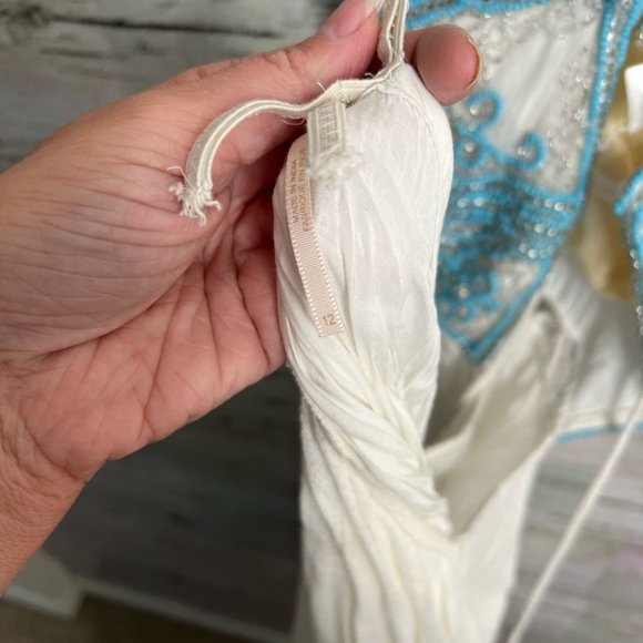 Free People Turquoise Spirit Maxi Dress size 12 - Picture 10 of 14